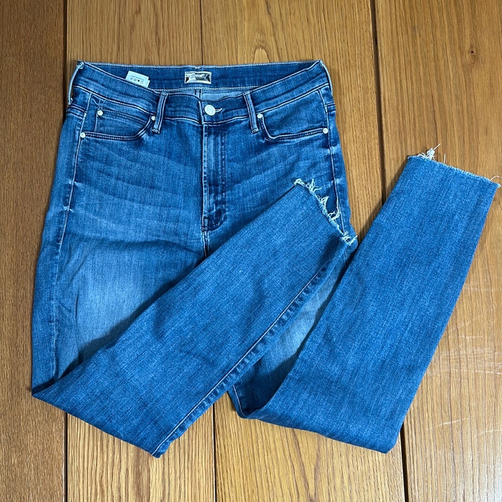 Mother Stunner Zip Ankle Step Fray size 29